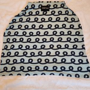 Milk snob carseat and Nursing Cover Blue